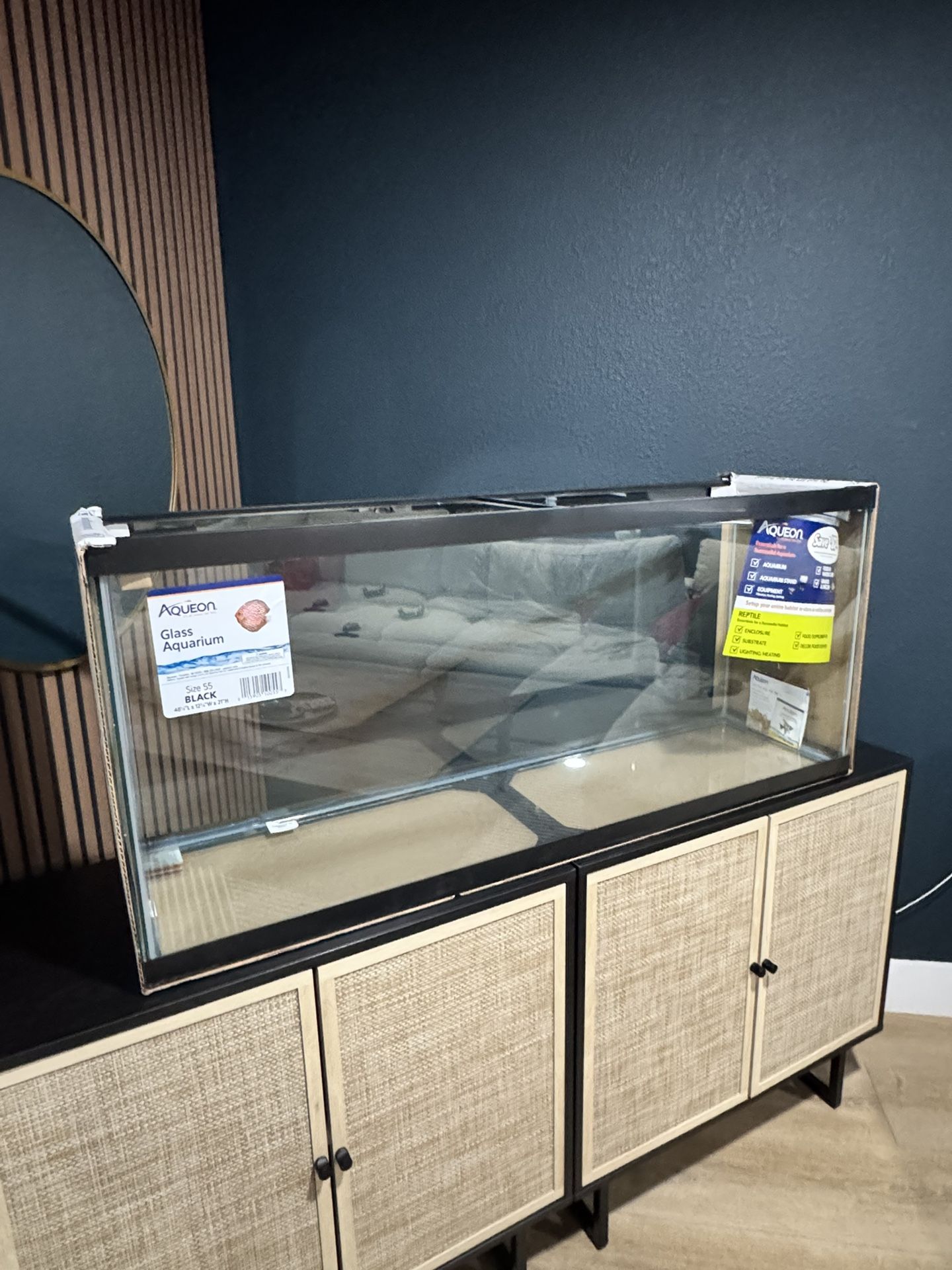 NEW 55 Gallon Fish Tank