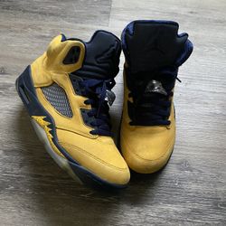 Jordan 5 michigan for hot sale sale