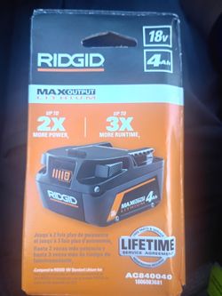 Rigid 4ah battery