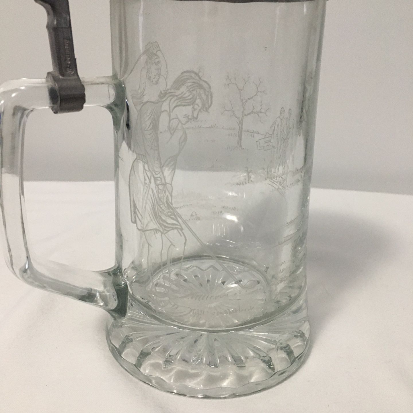 Etched Beer Stein Made In Germany