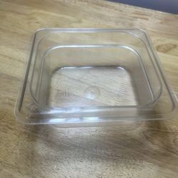 Cambro 62CW Clear Camwear Food Pan 1/6 Size 2.5” Deep Polycarbonate NSF