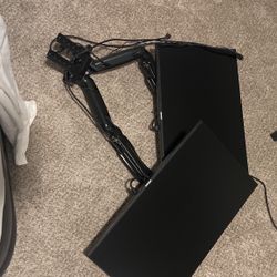 Dual Monitor Arm, Two Monitors