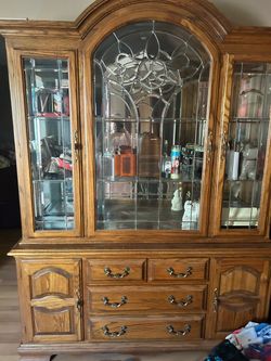 Lighted China cabinet