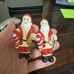 Mini Vintage Santa Figures Christmas Holiday 