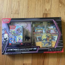 Cynthia’s Garchomp EX Premium Collection and Journey Together Booster Bundle