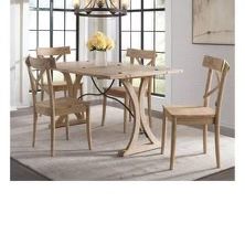 4 Picket House Furnishings Keaton Cross Back Wooden Dining Chair
