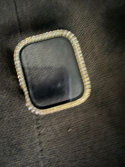 Gold Sparkle Crystal Apple Watch Case-45mm 7, 8, & 9