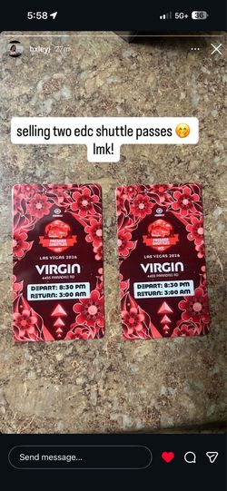 EDC Shuttle Passes