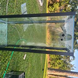 75 Gallon Fish Tank With Glass Cover Tops 