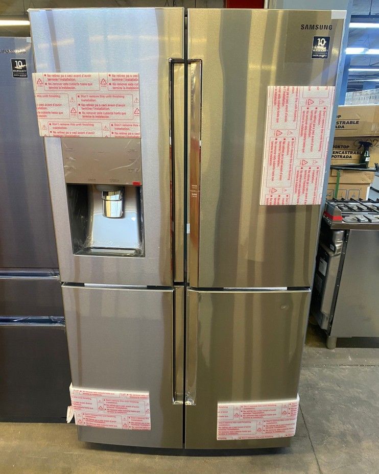 Samsung 28 cu. ft. 4-Door Flex French Door Refrigerator in Stainless Steel R ZL7