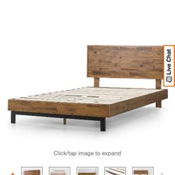 Rustic Farmhouse, Clean Bedframe