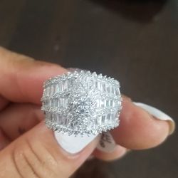 Silver ring With Cubic Zirconia