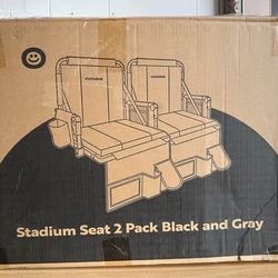 VIVOHOME Stadium Seats with Back Support and Cushion