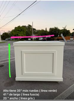 Mueble Blanco Plegable