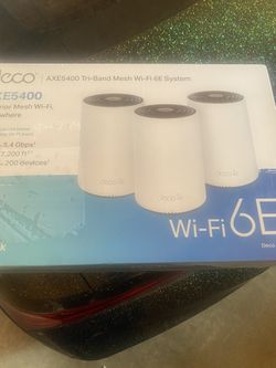 TP-Link Deco AXE5400 Tri-Band WiFi 6E Mesh System