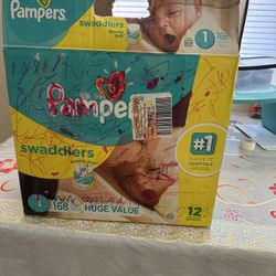 Pampers Size 1 168 Count 