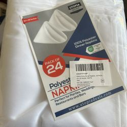 Polyester White Napkins 