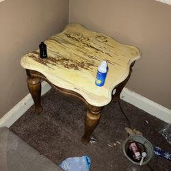 Carpet Cleaner And table