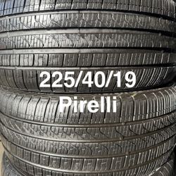 225/40/19 (2) Pirelli Cinturato P7 AS Run Flat