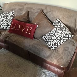Couch With With Recliners. *Moving SALE*