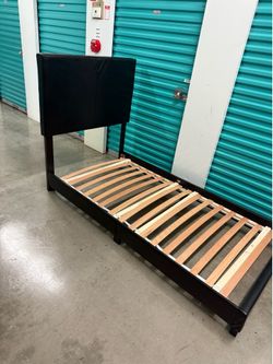 Twin bed frame (black)