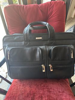 Leather executive brief case
