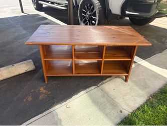Wooden entertainment center/table