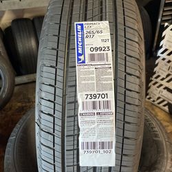 265/65/17 MICHELIN PRIMACY LTX $199.99 EACH 