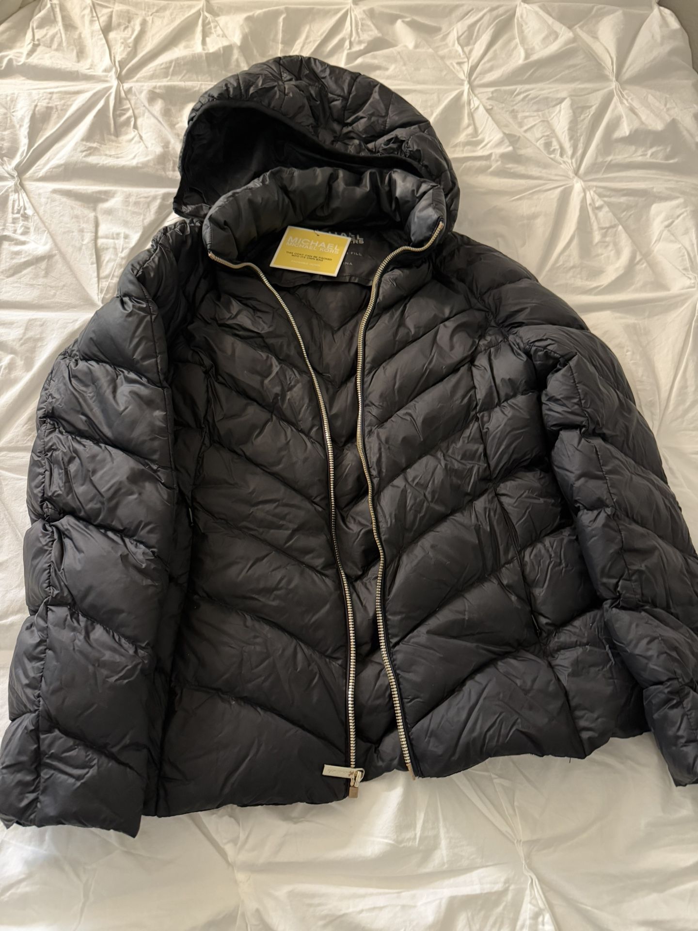 Michael Kors Women's Hooded Packable Puffer Coat Size Small