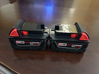 Milwaukee M18 XC 5.0 Batteries. $60 each