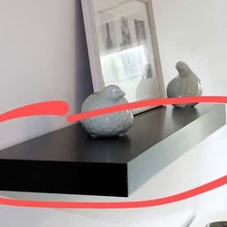 inPlace 36 x 10 Floating shelf black