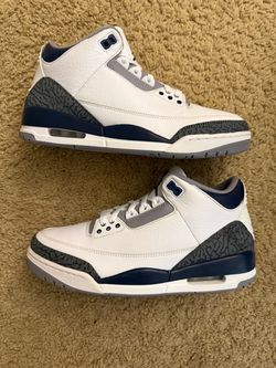 Size 9 (Used condition, without box) - Air Jordan 3 retro midnight navy