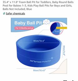 Soft play ball pit and cubes