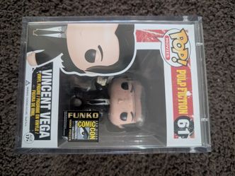 Funko Pop Pulp Fiction Vincent Vega Bloody SDCC 2014 1000pc #61 Vaulted Rare