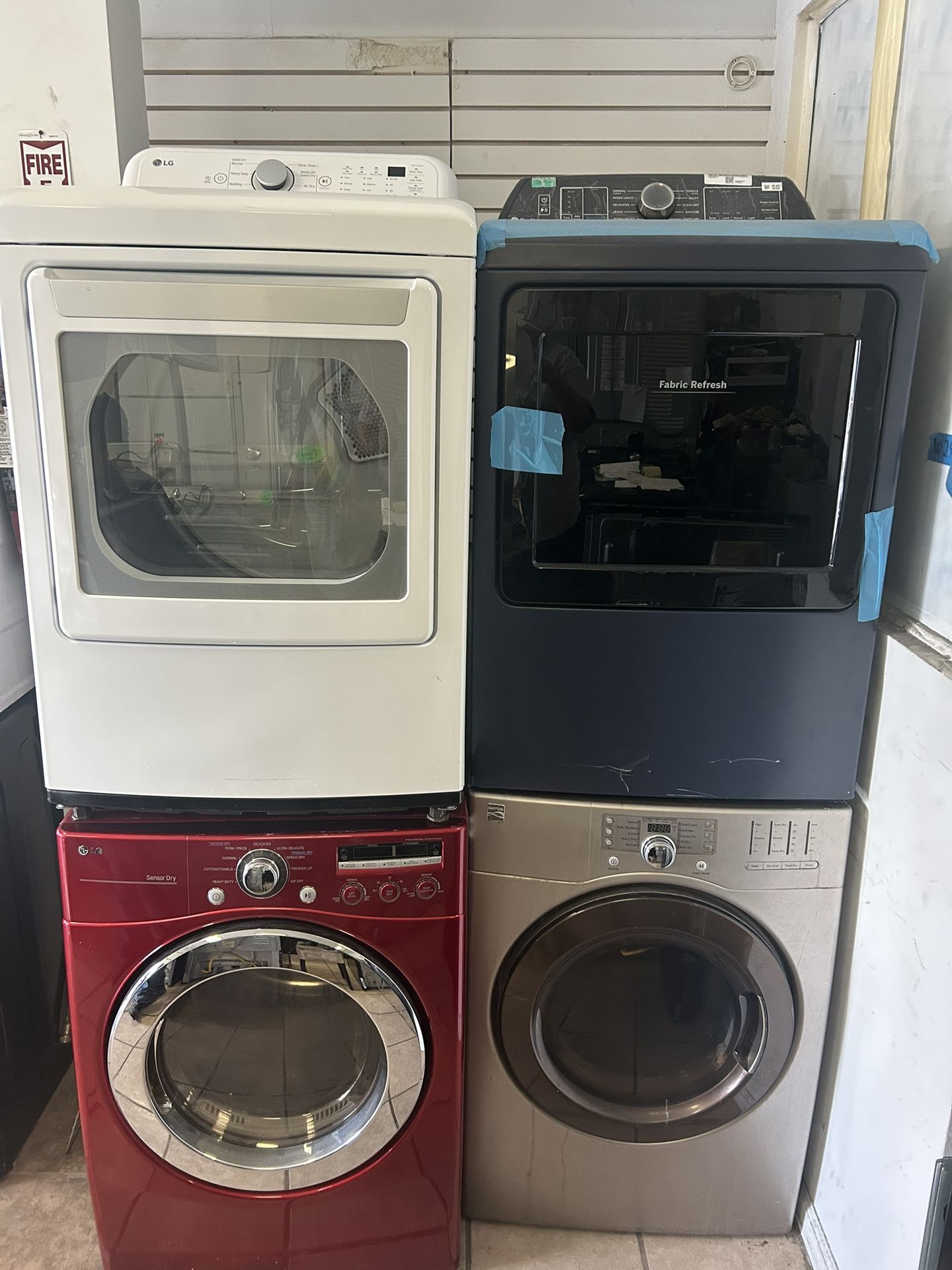 LG, Kenmore, GE Dryers (delivery+install Available)