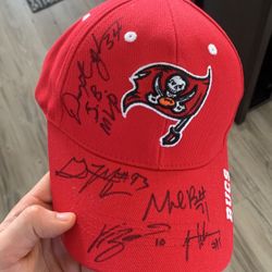 Buccaneers Autographed Hat