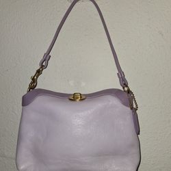 Y2k Lilac Coach Wristlet 