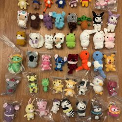 Handmade Crotchet Amigurumi Animals Characters Toy Keychain