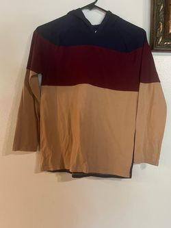 Color Block Long Sleeve Hoodie boys size