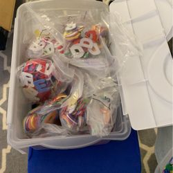 Two Containers Of Letters $5