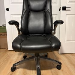 Leather Office Chair With Lumbar Control