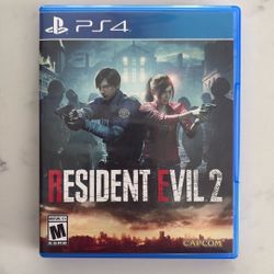 PS4 Resident Evil 2