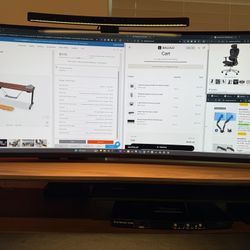 LG 38” UltraWide Curved Monitor – USB-C, HDR10, Original Stand