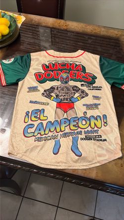 Los Angeles Dodger Mexican Heritage night jersey