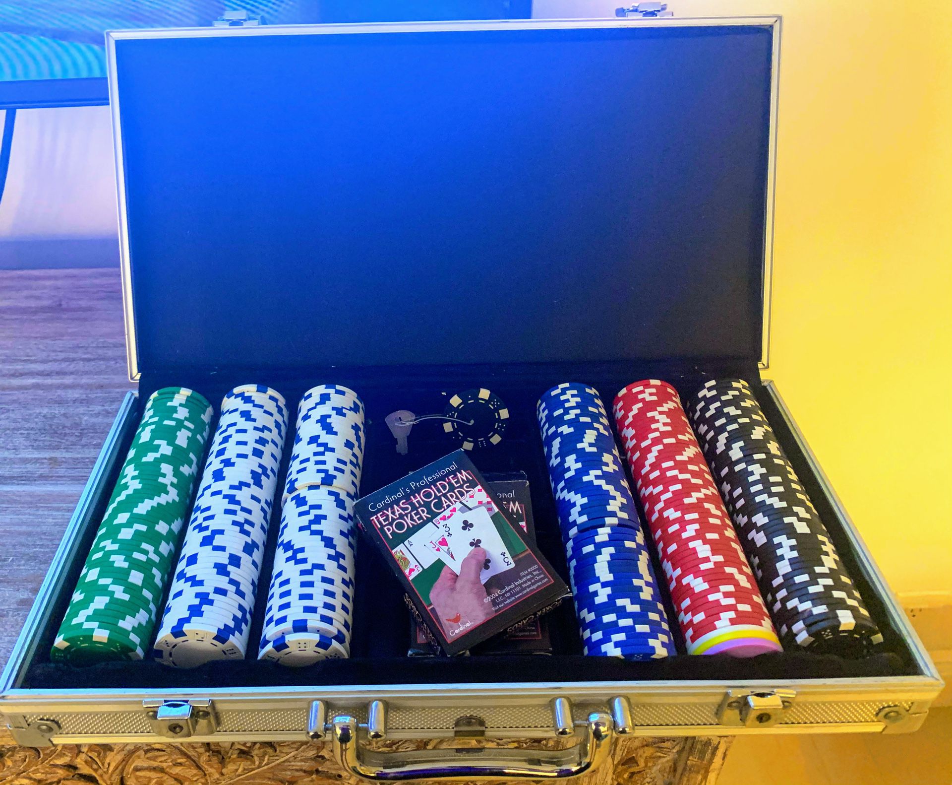 Poker Set - Case, Chips, Cards