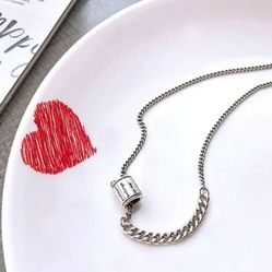 925 sterling Silver women's ladies belong to me pendant necklace Gift