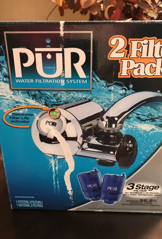 Pur water filter ration system