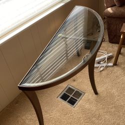 Glass Wall Table