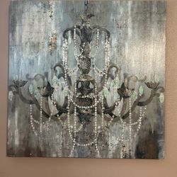Beautiful Chandelier Painting 