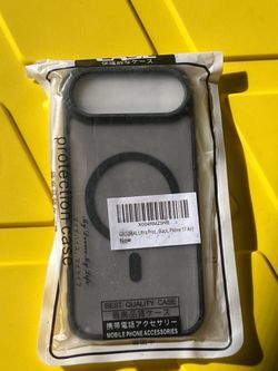 New iPhone 17 Air MagSafe Case - Slim Translucent Black Cover
